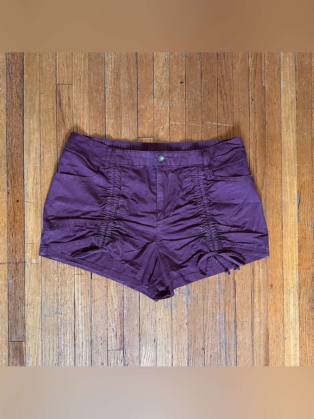 Plum/Purple Tie Front Wild Fable Shorts Size Medium